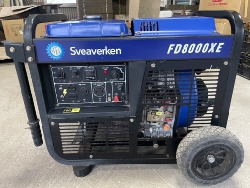高出力ディーゼル発電機6kW