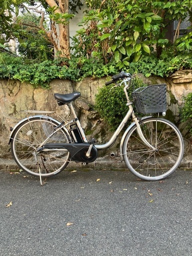 新品バッテリー付き/自転車店からの出品/パナソニック電動26インチ/6.6Ah/新古車に近い/プロの技術で整備済/防犯登録ok