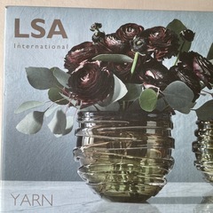 LSA YARN フラワーベース モスグリーン 高さ16cm (T011) LSA YARN フラワーベース モスグリーン 高さ16cm (T011)