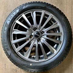 【スタッドレス】BRIDGESTONE BLIZAK VRX3 185/55R16 83Q 中古タイヤ&ホイール×4本セット