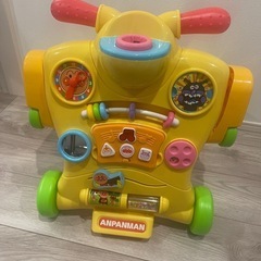 アンパンマン 乗って！ 押して！ へんしんウォーカー　歩行器　足...