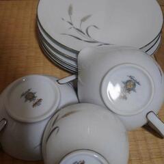 年代物　ノリタケ　カップ＆ソーサー　セット　麦