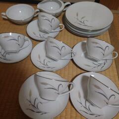 年代物　ノリタケ　カップ＆ソーサー　セット　麦