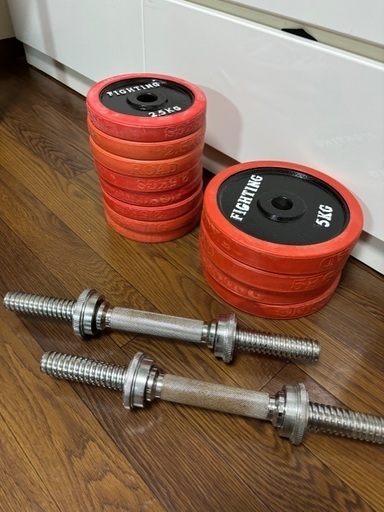 FIGHTING ROAD ダンベル 計40kg シャフト付