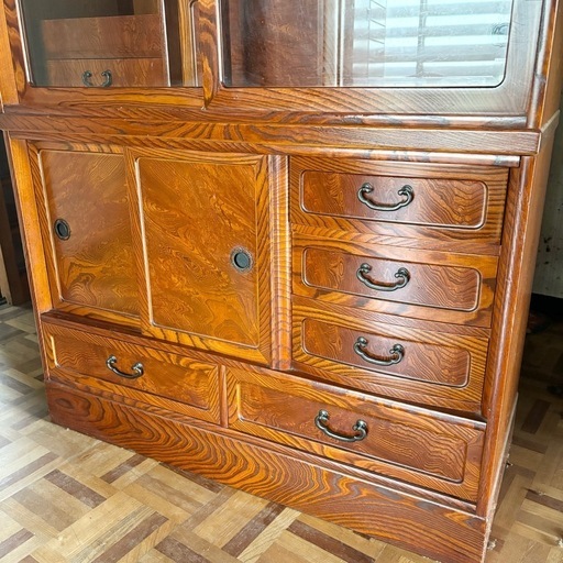 茶箪笥 木製箪笥 昭和レトロ 木製 水屋 茶箪笥 大正 昭和 レトロ 大正