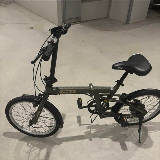 Jeep 20インチ 折りたたみ自転車　カーキ　jeep 自転車