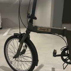 Jeep 20インチ 折りたたみ自転車 カーキ jeep 自転車