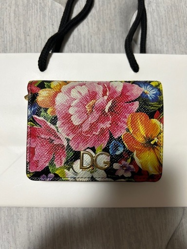 Dolce\u0026Gabbana  ドルガバ 二つ折り財布 ミニウォレット 花柄