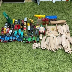 トーマス木製レール車庫船橋まとめて