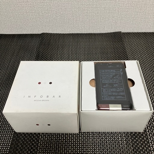 INFOBAR A03 au スマートホーン　MOCHA BROWN 新品／現状品/早い方優先致します。