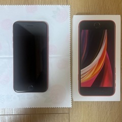 バッテリー82% simロックなし iPhone SE 2世代 64gb レッド
