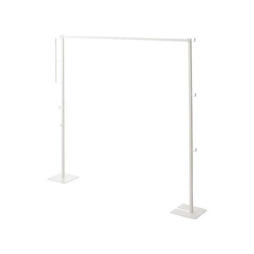 【美品】山崎実業 tower 物干し竿 室内干し 折りたたみ