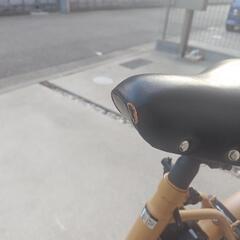 電動自転車折りたたみ　３年以内　黄色