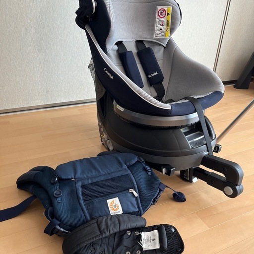 コンビ チャイルドシート ISOFIX クルムーヴ ＋ エルゴ メッシュ 抱っこ紐（安全帯付）