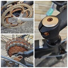 中古自転車 2×7段変速 500MM ロードバイク軽整備済み 防犯登録対応