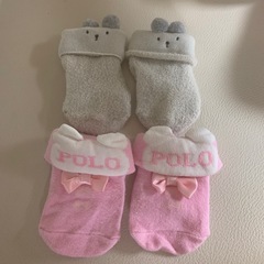 polo baby  プティマイン　ベビー靴下　新生児7cm〜9cm