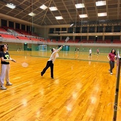 初心者レベルのバドミントン🏸