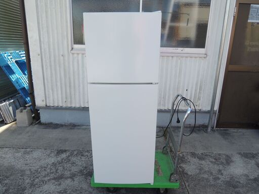 MAXZEN 2ドア冷凍/冷蔵庫 JR138ML01WH ホワイト 動作品 138L 2023年製/管理6793