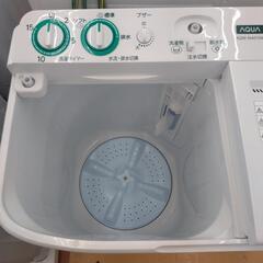 ★ジモティー割引有★ AQUA 二層式洗濯機 4kg AQW-N401 2023年製 中古品
