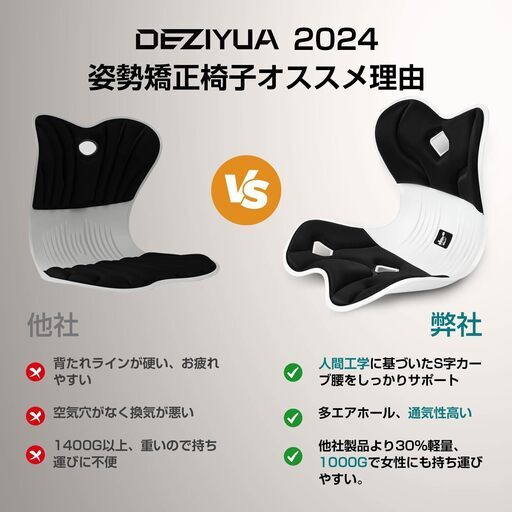 姿勢サポート 骨盤サポートチェア 骨盤から腰をサポート 高反発メモリー綿 腰当て 姿勢補正 クッション 軽量