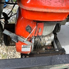 山口農機製作所 運搬車   クボタGS230-2Gガソリンエンジン 5.8馬力 リコイル ガソリン 