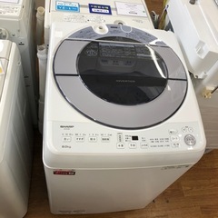 安心の1年保証付！！【SHARP 全自動洗濯機 ES-GV8F-S 2022年