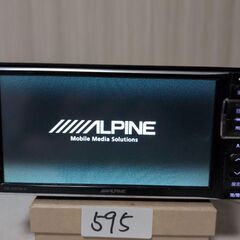 595 完　アルパイン VIE-X007W-B Bluetooth
