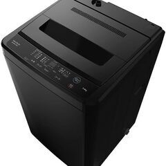 ほぼ新品! ブラック全自動洗濯機 5kg 一人暮らし用 風乾燥