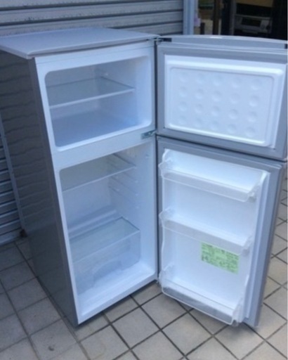 値下げしました】シャープ【SHARP】128L 2ドア冷蔵庫 シルバー系 SJ 