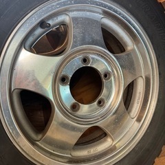 JA11 純正ホイール　タイヤ付き　転がしsj30ja22