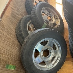 JA11 純正ホイール　タイヤ付き　転がしsj30ja22