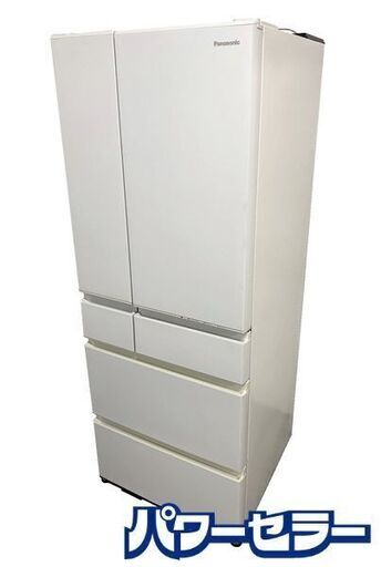 高年式!2021年製! パナソニック/Panasonic NR-F516MEX-W 冷蔵庫 513L フレンチドア 6ドア 除菌機能 ホワイト 中古家電 店頭引取歓迎 R8718