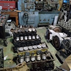 オールドベンツ113SL-エンジン各部加工内燃機業務
