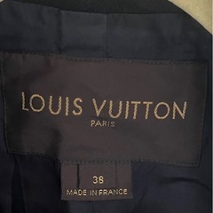 ルイ・ヴィトン チェスターコート 黒 サイズ38