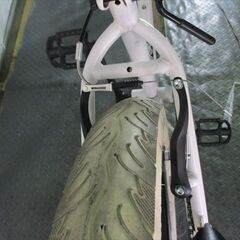 Ｄ782　★16800円★整備済み ファットバイク　中古自転車 【26インチ　白】