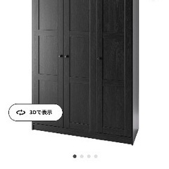 IKEA RAKKESTAD ラッケスタード ワードローブ 扉3...