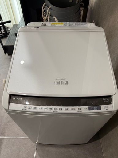 【値下げ】2020年製　洗濯機　洗濯8kg　　日立【HITACHI】
