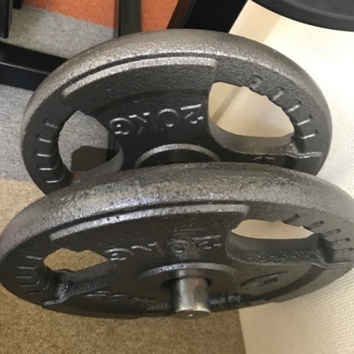 オリンピックハンマートーンプレート20kg×2枚