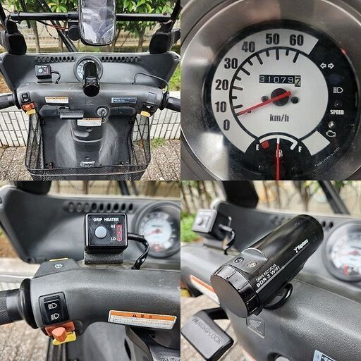 ☆4ストFiジャイロキャノピー TA03最終型 大型BOX グリップヒーター