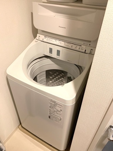【美品】　洗濯機　Panasonic  10kg  NA-F10AKE1-S 　使用歴2年未満