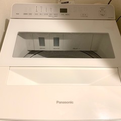 【美品】　洗濯機　Panasonic  10kg  NA-F10AKE1-S 　使用歴2年未満