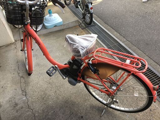 地域限定送料無料 ブリヂストン アシスタ 新基準 子供乗せ 6,6AH 