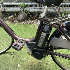 電動アシスト自転車 ヤマハ(YAMAHA) パス ナチュラ エス(PASS Natura S)  24インチ 色：ブラウン　2011年購入