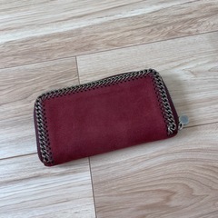 ステラマッカートニー  ファラベラ  ジップアラウンド 長財布 エンジ