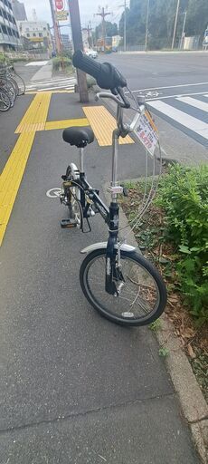 【リサイクルショップどりーむ鹿大前店】No.1653　自転車　20インチ　折りたたみ　切り替え付き　おススメ商品　写真参照　(^O^)／