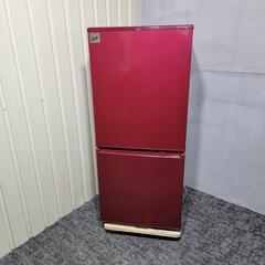 🙇‍♂️h061004売約済み❌6550‼️配送設置は無料🙌‼️ルージュレッド✨AQUA 168L 2ドア 冷蔵庫