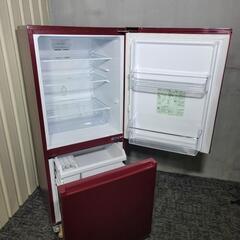 🙇‍♂️h061004売約済み❌6550‼️配送設置は無料🙌‼️ルージュレッド✨AQUA 168L 2ドア 冷蔵庫