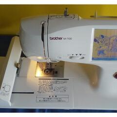 売約済み 美品 整備済 brother M-7100 後期 刺繍機付 ZZ3-B987
