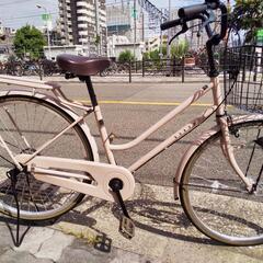 ♪ジモティー特価♪ＬＥＤオートライト付き26型ファミリーサイクル　中古自転車 ♪ジモティー特価♪夜も安心！LEDオートライト付き26型中古