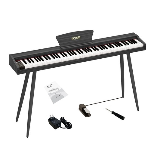 電子ピアノ 88鍵盤 【新品未開封☆Amazon価格29700】木製 ピアノ 88鍵 Digital Piano ペダル付き スタンド一体型 DREAM音源 MIDI対応 初心者 子供 大人 練習用